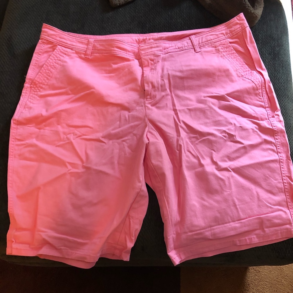 Lane Bryant Size 22 Pink Shorts